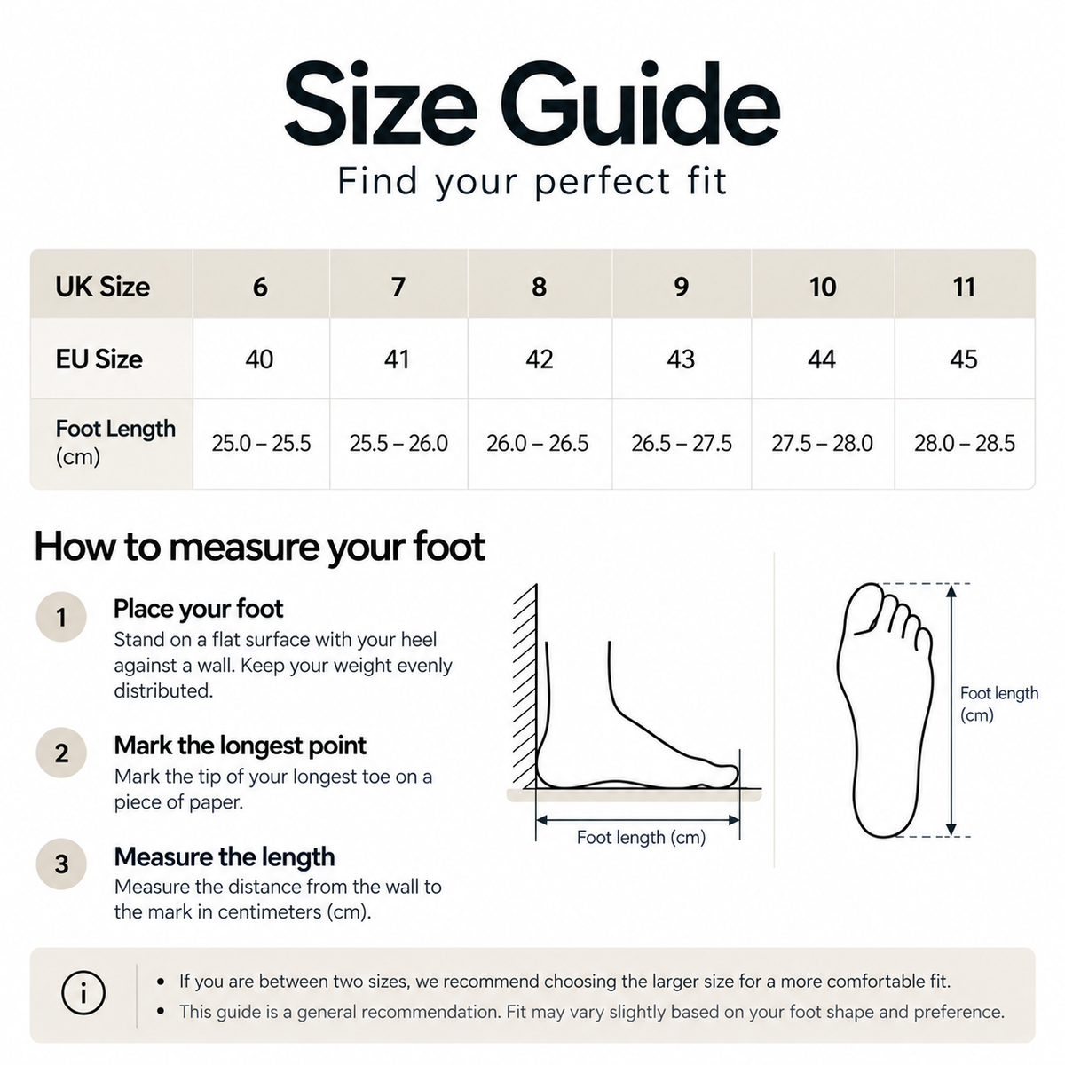 Size Guide